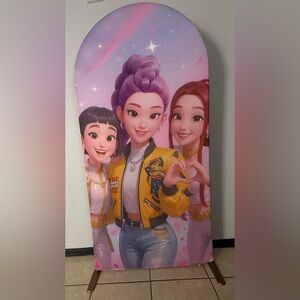 Kpop Demon Hunters Arch Backdrop Cover